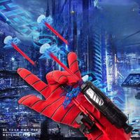 Lanzador de Telarañas, Guante de Telaraña, Set de Balas para la Muñeca, Juguete Creativo Novedoso para Fiestas, Figuras de Anime, Accesorios de Cosplay, Portátil, para Niños, Otros