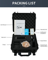 Testeur de dureté numérique BRK Leeb - Affichage tactile multi-unités, sortie de données USB, conception portable, plage de mesure 170-960 HLD, 2000 pièces
