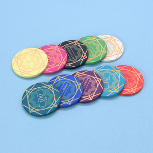 Fichas de Póker de Cerámica de 12g con Diseño Personalizado, 43mm de Diámetro, Superficie con Textura Antigua, Logotipo Personalizado, Fichas de Juego de <span class=keywords><strong>Casino</strong></span> para Sala de Póker - Product Image 6