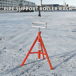 Industrial Conveyor Head Pipe Stands Pipe Support Frame Roller Rack OEM ODM - Product Image 2