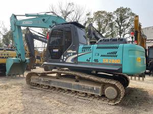 Excavatrice sur chenilles d'occasion KOBELCO SK260D de 26 tonnes, résistante à l'usure, pour le nivellement des sites de puits de gaz shale, adaptée à tous les terrains - Product Image 6