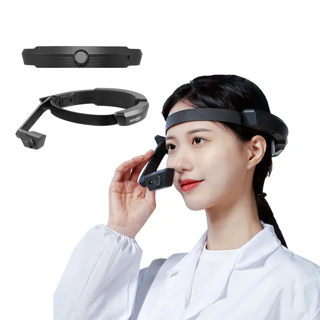 Soluzione medica chirurgica remota in diretta Streaming 4K HD Action Head Camera portatile con Video chiamata intelligente clinica indossabile