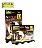 Support de carte PS multi-tailles Kejea, base bicolore, haute transparence, pour hôtel, bureau, conférence, affichage de prix sur bureau