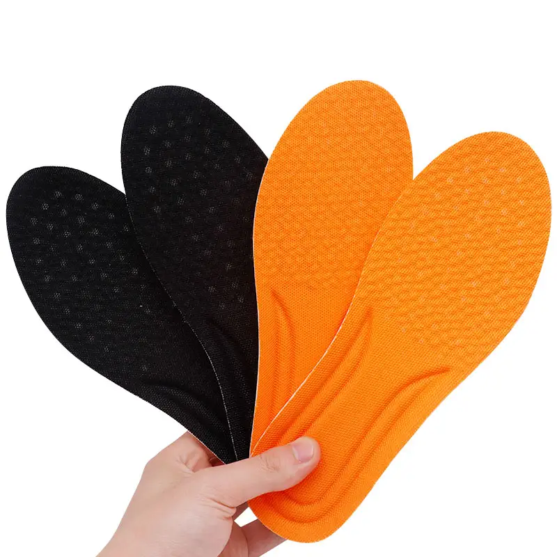Produttore di accessori per scarpe Weiou sottopiede traspirante confortevole arancione e nero per scarpe Jumpmans e Yezyss