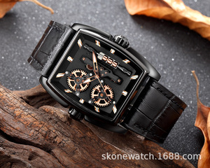 <span class=keywords><strong>Reloj</strong></span> de pulsera para hombre Space Time New Tik Tok Popular con carcasa de barril, cuarzo, eléctrico, para <span class=keywords><strong>bicicleta</strong></span> - Product Image 3