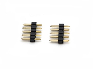ขั้วต่อส่วนหัวของหมุดทองเหลืองขนาด2.54มม. หมุดไนล่อนแบบแถวเดียวตรง H2.5mm SQ0.64mm 1*5P - Product Image 3