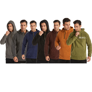 Hiver 2025 Sweat-shirts à capuche pour homme en polaire double face, imprimés brodés, avec logo personnalisé, style Hip Hop, pour l'entraînement, épais, décontractés, unis - Product Image 4