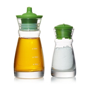 Ensemble d'ustensiles de cuisine en verre <span class=keywords><strong>Luminarc</strong></span> Authentic, pots à épices, pots à sel et sucre, bouteilles à sauce soja et vinaigre, durables et compatibles lave-vaisselle - Product Image 5