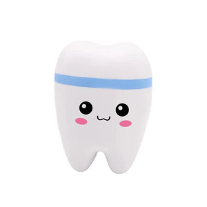Jouet à presser en mousse PU en forme de dent, jouet à presser à rebond lent, cadeau pour clinique dentaire, soins dentaires, jouet éducatif, jouet écologique - Product Image 5