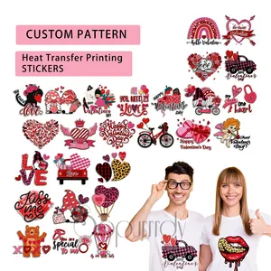 Custom Logo Printable Designs Heat Iron On Patches Heat Transfer Stickers Screen Print Transfers Heat Transfer DIY Iron