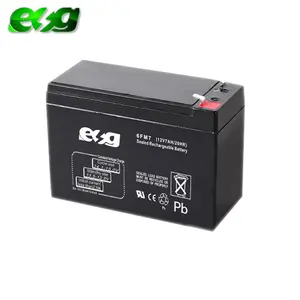 ESG Rechargeable à cycle profond Maison utilisée 12V 7ah 8ah 9ah AGM UPS Gel Stockage Batterie plomb-acide sèche