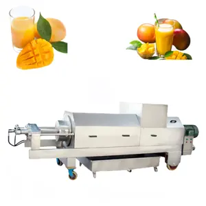 VBJX Semi Automatic Grapes Plant Mini Passion Fruit Aloe Vera Juice Making Machine Juicer Production Line Processing