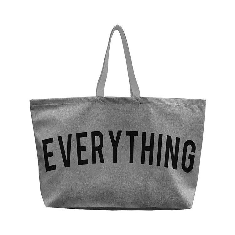 Popular Design Extra Heavy-weight Large Personalized Cotton Grocery Everything Oversized Canvas Tote Bag for Shopping