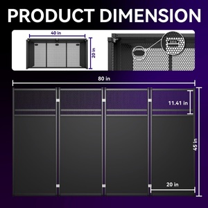 Customized Mingtang Stage Booth Foldable Stand LED Station Design Mobile Pliable <b>Folding</b> DJ Mixer Truss <b>Table</b> Portable - Product Image 3