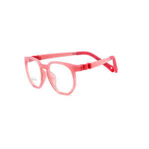 Mềm hình bầu dục vuông TR90 Silicone Eyewear kính <span class=keywords><strong>tr</strong></span>ẻ em linh hoạt bản lề đền <span class=keywords><strong>tr</strong></span>ẻ em khung quang học cho cô gái chàng trai với dây đeo - Product Image 3