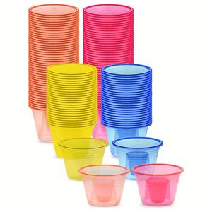 Vasos Desechables de Plástico PS de Pared Simple, Libres de BPA, Color Personalizado, para Promoción de Marca - Product Image 4