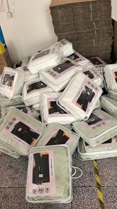 Couverture en <span class=keywords><strong>fausse</strong></span> <span class=keywords><strong>fourrure</strong></span> de lapin blanc de luxe en gros, couverture douce pour canapé, cadeau, blanc rose, grande couverture à bulles, 130*160cm - Product Image 5