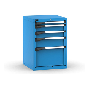 Commode Fami Master bleue à 5 tiroirs avec extension réglable 561x573x800mm - Product Image 1