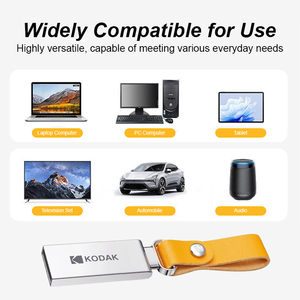 Kodak K122 Metal <b>USB</b> <b>2.0</b> Flash Drive with Leather Strap - Product Image 6