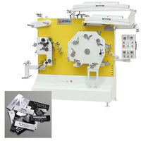 Machine d'impression flexographique Jingda JR-1562 automatique 8 couleurs pour étiquettes en tissu satiné, étiquettes de vêtements, impression de logos, machine d'impression typographique