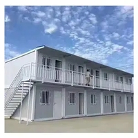 Le bureau pliable personnalisé de 20 pieds contient une chambre de conteneur préfabriquée à pliage facile Maison préfabriquée Indonésie