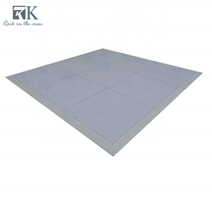 Interlocking Dance Floor Fireproof Dance Flooring Mobile Dance Floor with Aluminum Edges for Dance - Product Image 1