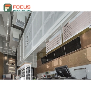 Vitrina Profesional para Café con Acabado en Madera Mate, Diseño en Esquina, Vitrina para Cafetería - Product Image 1