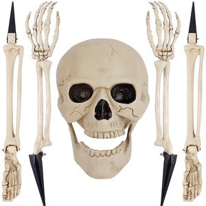 Inserción <span class=keywords><strong>de</strong></span> calavera y <span class=keywords><strong>esqueleto</strong></span> <span class=keywords><strong>de</strong></span> Halloween en el suelo para decoración <span class=keywords><strong>de</strong></span> fiestas - Product Image 1