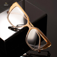 Service professionnel de lunettes vintage sur mesure, lunettes optiques en acétate Mazzucchelli, design de style de marque élégant