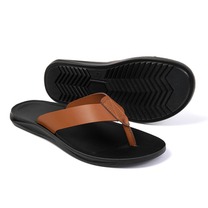 Grandes Tailles EUR39-<span class=keywords><strong>47</strong></span> Claquettes en PU pour Homme Légères Antidérapantes Chaussures d'Été pour Plage Piscine Sorties Décontractées En Stock - Product Image 2