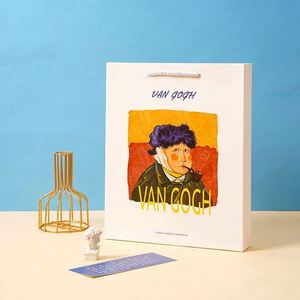 Juego de Cuadernos de Pintura al Óleo Multifuncional Exquisito, en Oferta, Creativo, Estilo Van Gogh, Regalo para Estudiantes de Arte, Caja de Regalo Azul, EE. UU. - Product Image 6