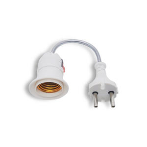 HoneyFly Flexible E27 support de base de lampe 250V 10A 360 degrés <span class=keywords><strong>veilleuse</strong></span> avec interrupteur norme européenne ménage industriel - Product Image 1