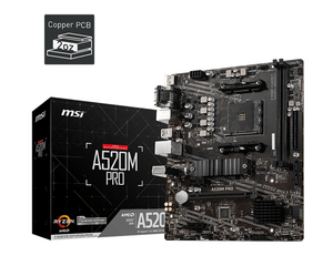 A520M PRO <b>Computer</b> <b>Motherboard</b> for Desktop Pc Support 5600g 5700g 5600x 5700x Cpu AM4 Slot A520m - Product Image 1