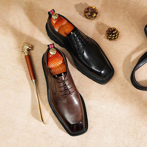 รองเท้าบูทข้อเท้าทรงอัศวินสไตล์เรโทรสำหรับผู้ชายปี 2025 สีน้ำตาล พื้นหนานุ่ม ใส่ได้ทั้งฤดูใบไม้ผลิ ฤดูใบไม้ร่วง/ฤดูหนาว แบบรองเท้าบูทยาว - Product Image 1