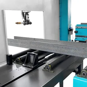 Metal plazma ve alev I kiriş h kiriş plazma cnc kesme başa çıkma makinesi