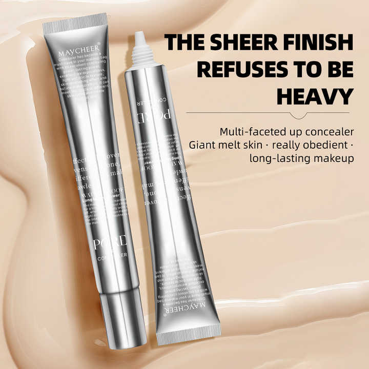 Light Facial Makeup Natural Waterproof Full Coverage Foundation Cream ...