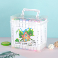 Ensemble de 262 Couleurs Manga Ciseau Double Conseils Art Double Stylo Double Extrémité Double Conseils Marqueur Stylo Alcool Art Croquis Dessin Marqueur Stylo