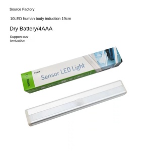 ไฟกลางคืน LED ติดได้ทุกที่โดยใช้แบตเตอรี่แม่เหล็ก6LED เซ็นเซอร์ตรวจจับการเคลื่อนไหวตู้เสื้อผ้า - Product Image 2