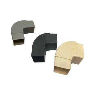 Raccord coudé carré en plastique Hanweisong 30x30mm, installation facile pour meubles et connecteurs de cadres métalliques - Product Image 5