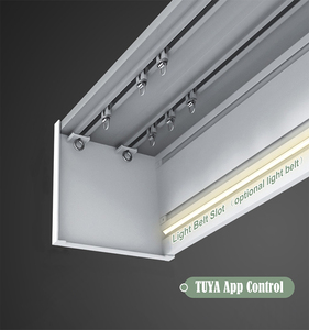 ZSHINE Cornice <span class=keywords><strong>per</strong></span> Tende a Doppia Binario con Mantovana, Binario <span class=keywords><strong>per</strong></span> Tende Personalizzabile in Lunghezza <span class=keywords><strong>per</strong></span> Soggiorno e Camera da Letto - Product Image 5