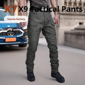 <span class=keywords><strong>Pantaloni</strong></span> tattici Outdoor IX7 IX9 Multi-tasca mimetici pratici <span class=keywords><strong>pantaloni</strong></span> Cargo <span class=keywords><strong>da</strong></span> trekking - Product Image 2