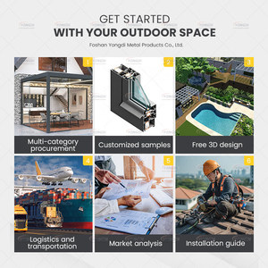 Nhôm cấu trúc hồ bơi sunroom trong nhà/ngoài trời không thấm nước sunproof nơi trú ẩn cho căn hộ biệt thự Victorian căn hộ - Product Image 4