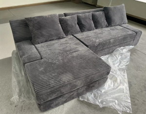 Canapé d'angle moderne pour salon en gros avec lit-canapé en <span class=keywords><strong>mousse</strong></span> compressée - Product Image 2