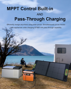 Piforz 600W Fast Charge Portable Power Station Solar Generator AC/DC/<b>USB</b> Output - Product Image 3