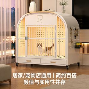 Cross-border design indoor pet dog <b>cage</b>, multi-functional dog <b>cage</b>, pet cabinet, super sturdy kennel with storage - Product Image 4