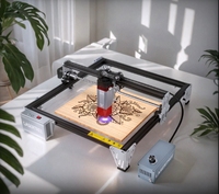 LASER TREE K1 MINI Graveur Laser Portable 10W De Bureau Kit DIY 3030 avec Assistance d'Air, Machine de Gravure Diode pour Bois et Pierre