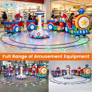 Train électrique <span class=keywords><strong>à</strong></span> monnayeur sur <span class=keywords><strong>rail</strong></span>, machine de manège pour enfants, manèges d'arcade pour enfants dans <span class=keywords><strong>les</strong></span> parcs d'attractions - Product Image 3