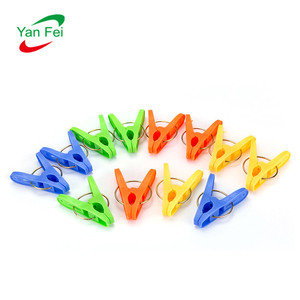 20pcs Set Jepitan Baju Plastik <span class=keywords><strong>Mini</strong></span> Tahan Lama Portabel Murah, Jepitan Kaus Kaki Fleksibel, Penjepit Pakaian Grosir, Klip Rak Pengering Celana - Product Image 5
