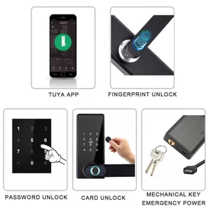 Nueva llegada Tuya Smart WiFi Control remoto Huella digital Cerradura de puerta Soporte Multi Idioma - Product Image 2