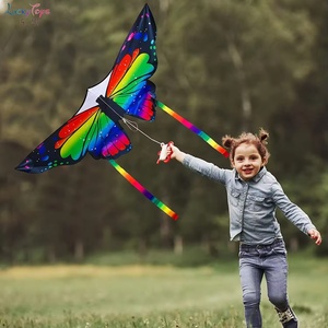 <span class=keywords><strong>Cerf</strong></span>-<span class=keywords><strong>volant</strong></span> facile à piloter, à ligne simple avec queue, pour la plage, les enfants, les sorties en plein air, les parcs et les jeux en famille - Product Image 5